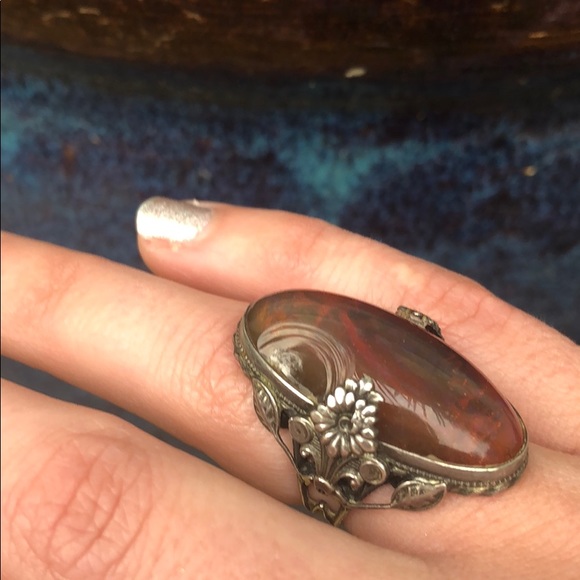 Vintage Starling silver ring size 6 - Picture 2 of 8